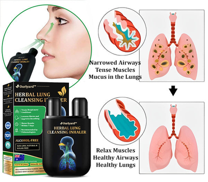 🎉✅Official Store:Ourlyard™ Herbal Lung Cleansing Inhaler (💝 Cough, wheezing, shortness of breath, sputum, stuffy nose, bronchitis, bronchitis, allergy symptoms, lung discomfort💝)