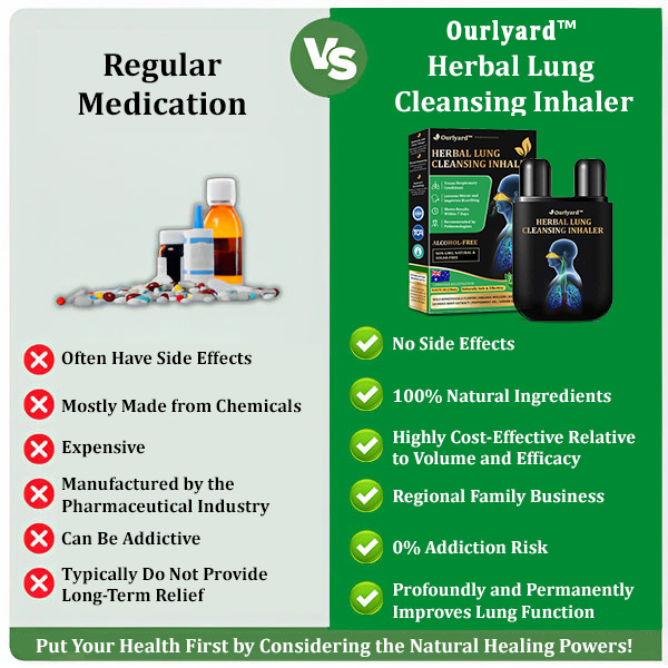 🎉✅Official Store:Ourlyard™ Herbal Lung Cleansing Inhaler (💝 Cough, wheezing, shortness of breath, sputum, stuffy nose, bronchitis, bronchitis, allergy symptoms, lung discomfort💝)